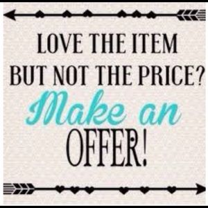 All reasonable offers considered!!!